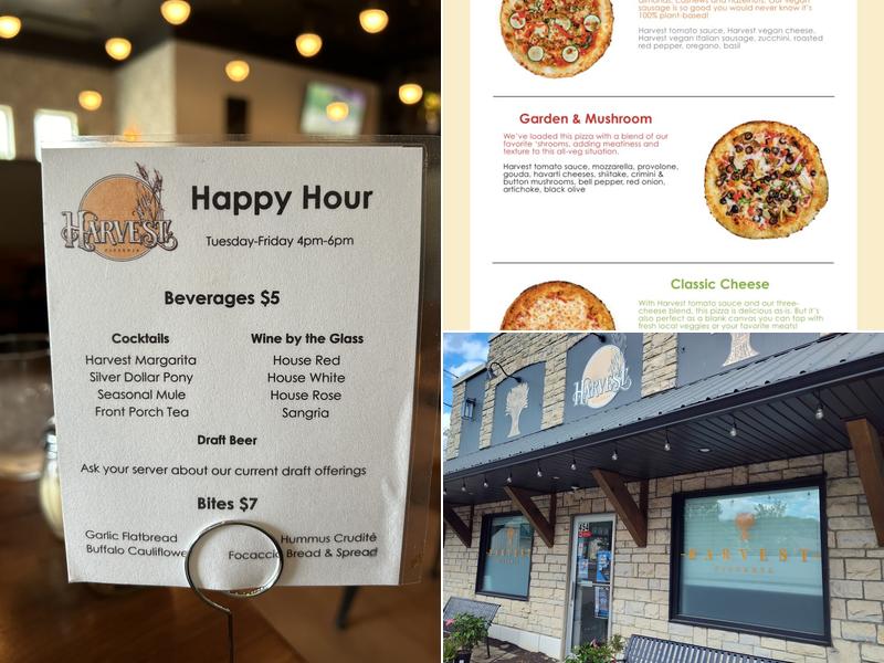 Harvest Pizzeria Granville Menu