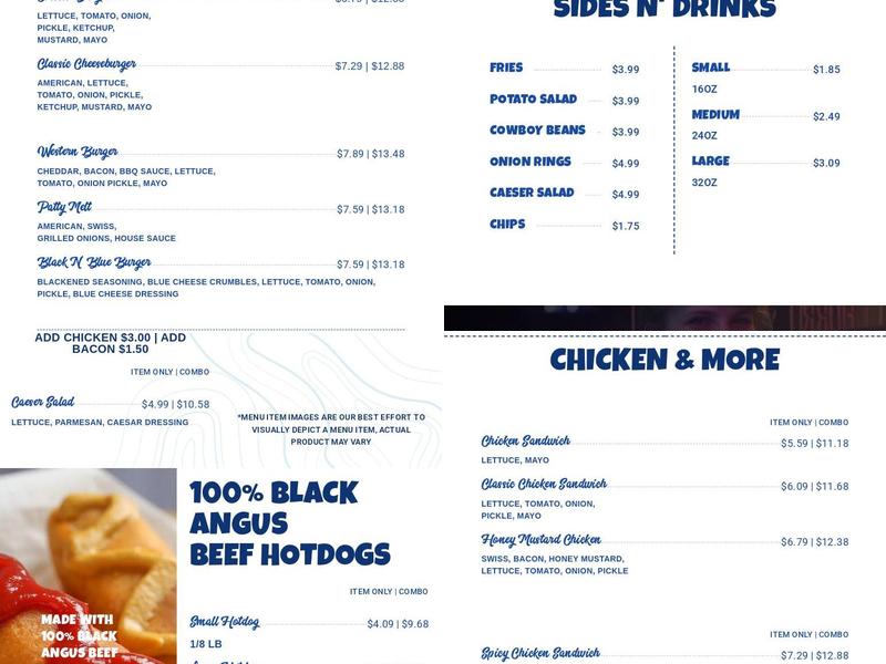 Cracken's Grill Menu