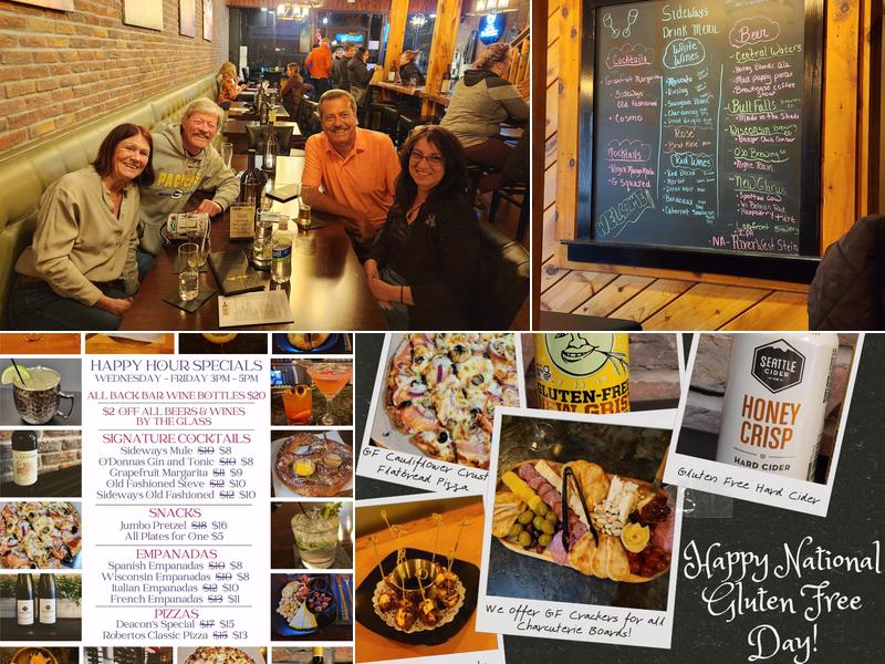 Sideways Wine & Craft Beer Menu