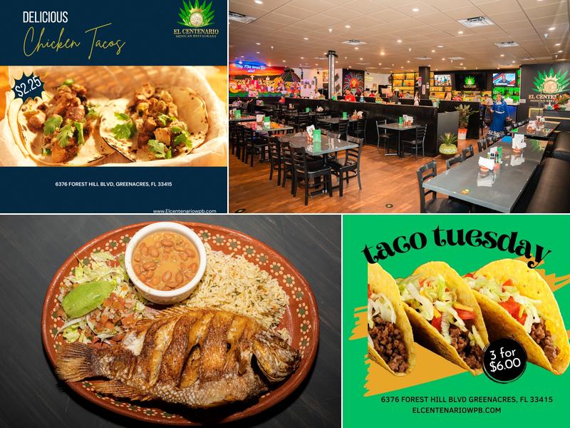 El Centenario WPB Menu