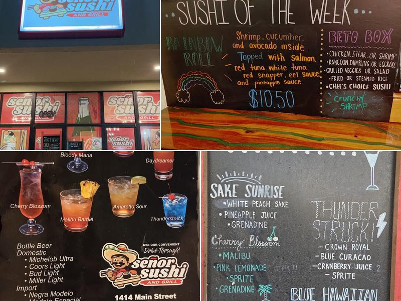 Señor Sushi and Grill Menu
