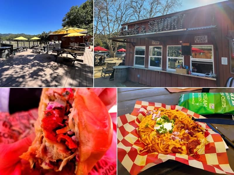 Chicken shack and smokehouse