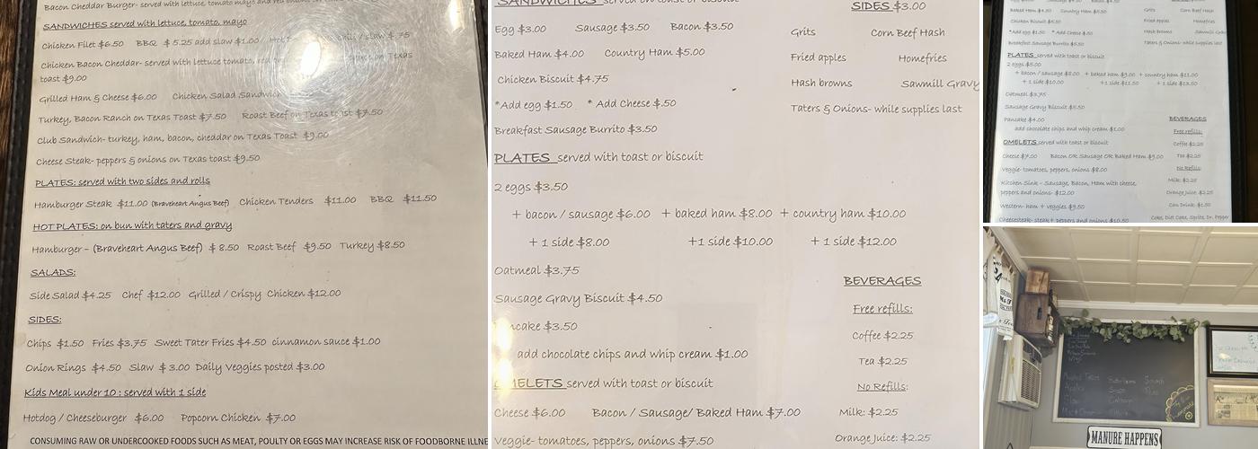 Tobacco Hill Grill Menu