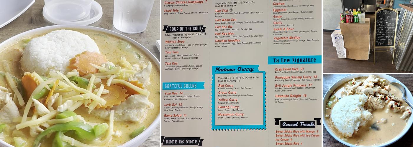 Ta Lew Thai Bistro 2 Menu