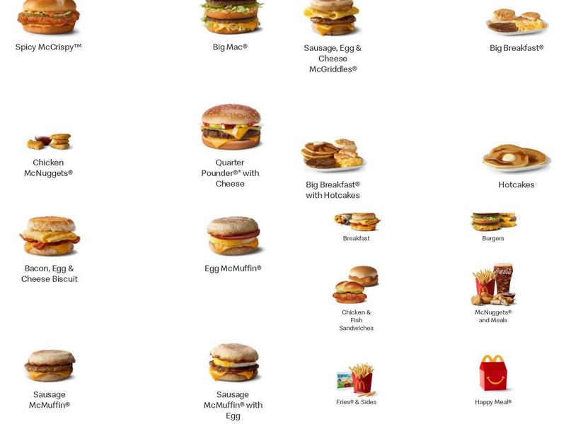 McDonald's Menu