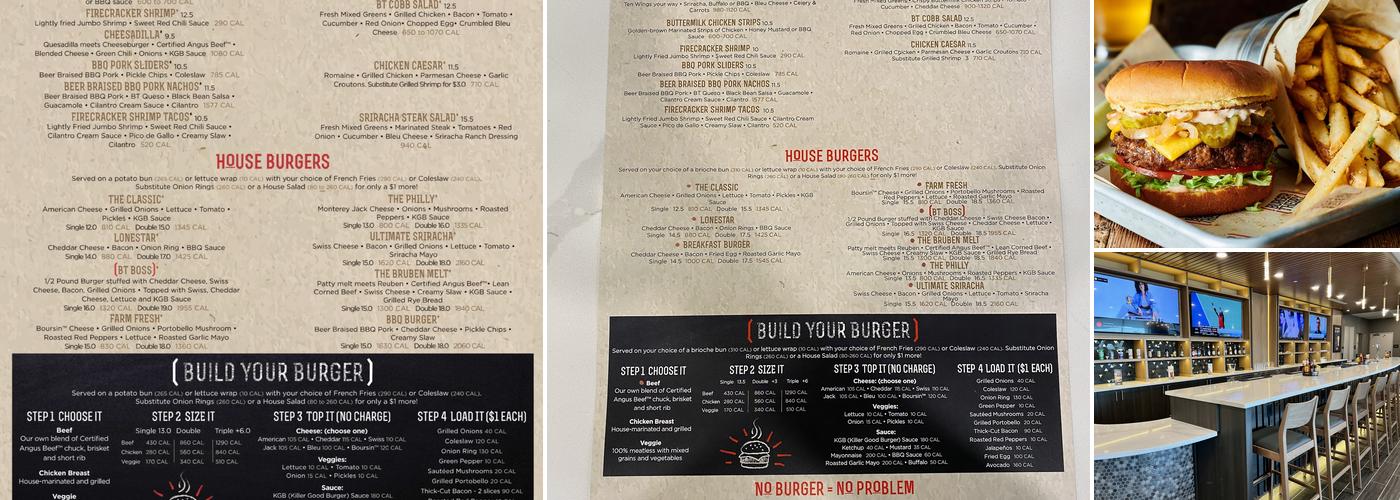 Burger Theory Menu