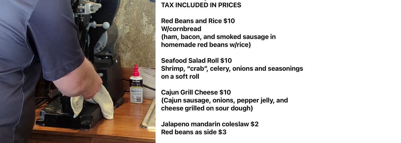 Slate Rock Brewing, LLC Menu