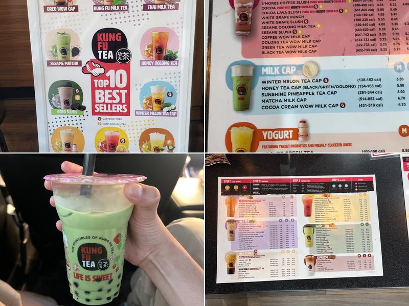 Kung Fu Tea Menu