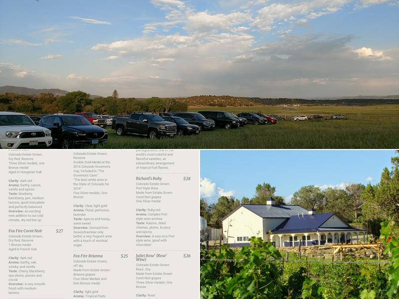 Fox Fire Farms Menu