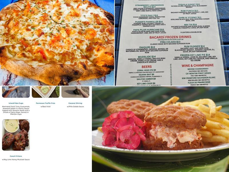 Seaside Cafe at the Mansion Menu