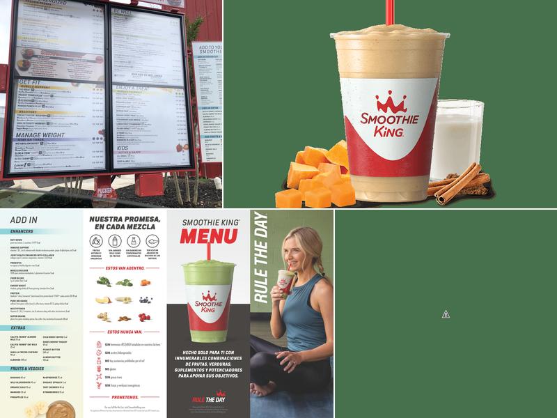 Smoothie King Menu