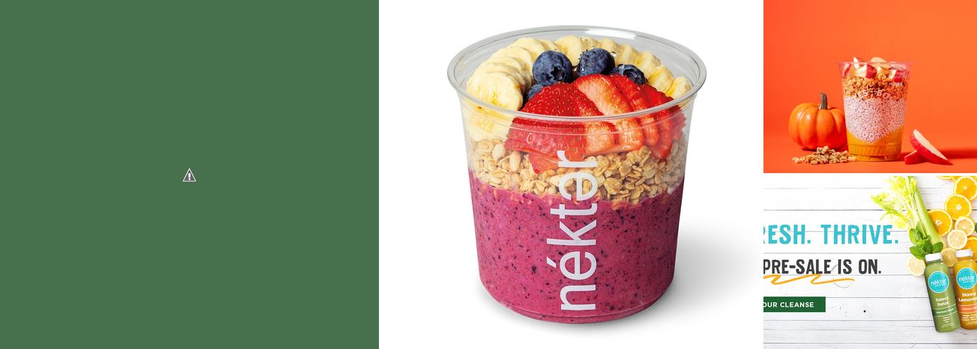 Nekter Juice Bar Menu