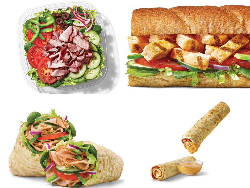 Subway Menu