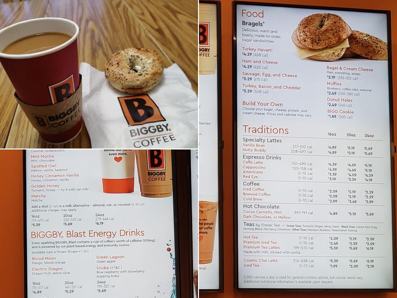 BIGGBY COFFEE Menu