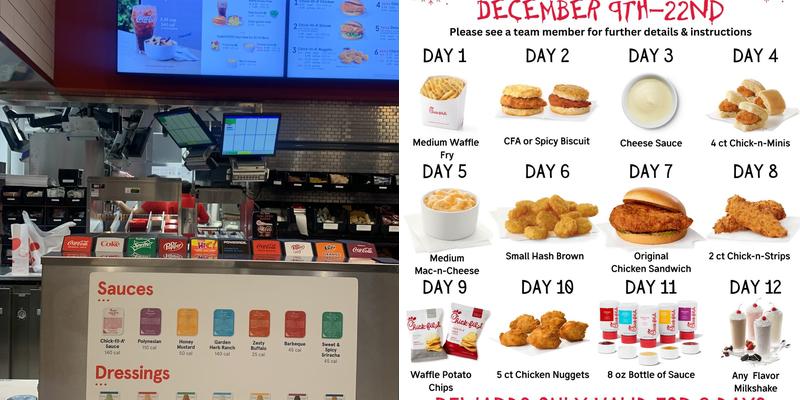 Chick-fil-A Menu