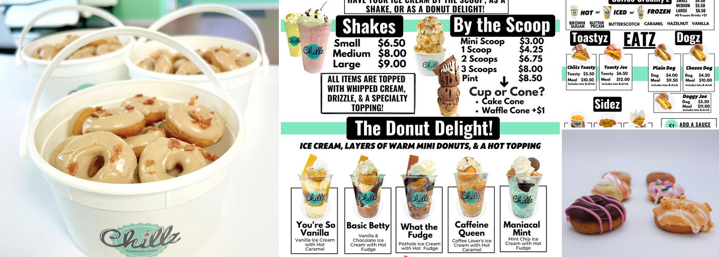 Chillz Delights Menu