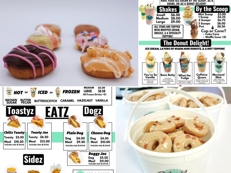 Chillz Delights Menu