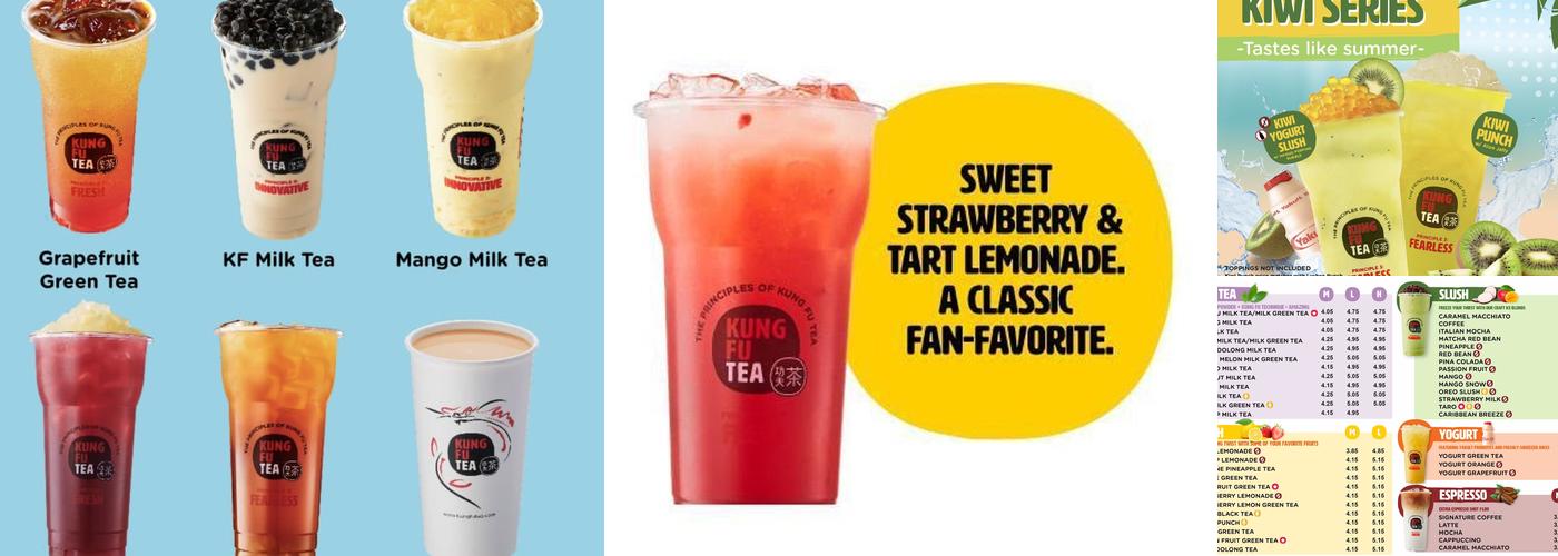 Kung Fu Tea -Zionsville Menu