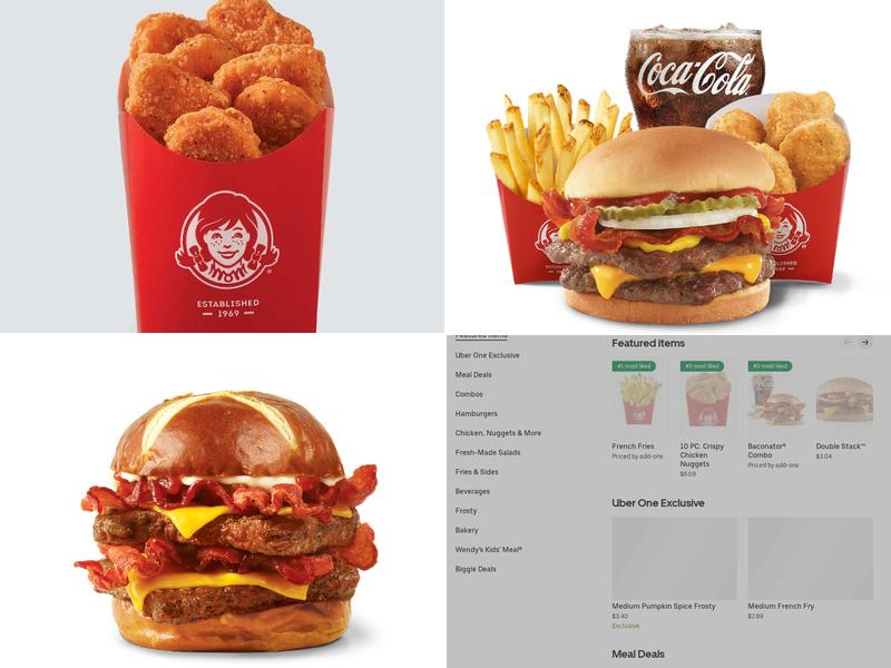Wendy's Menu