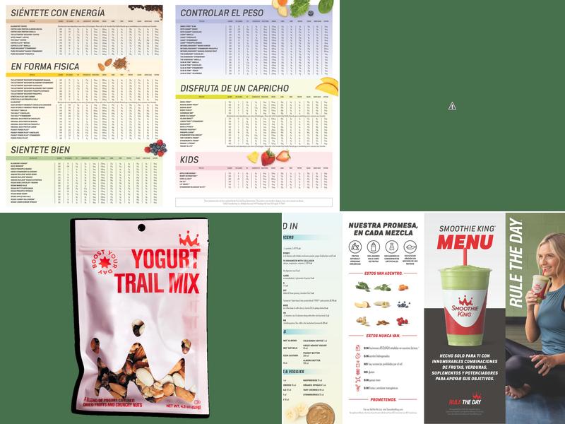 Smoothie King Menu