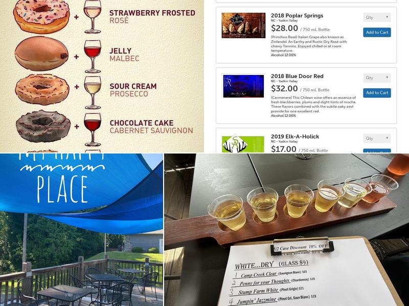 Slightly Askew Winery Menu