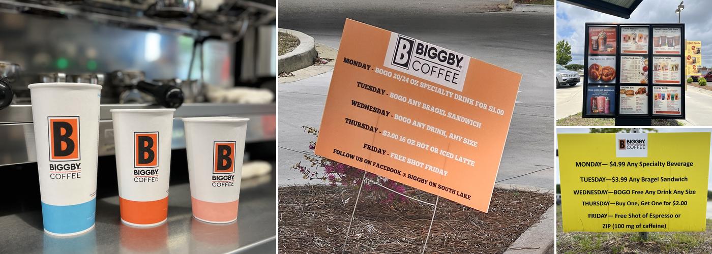 BIGGBY COFFEE Menu