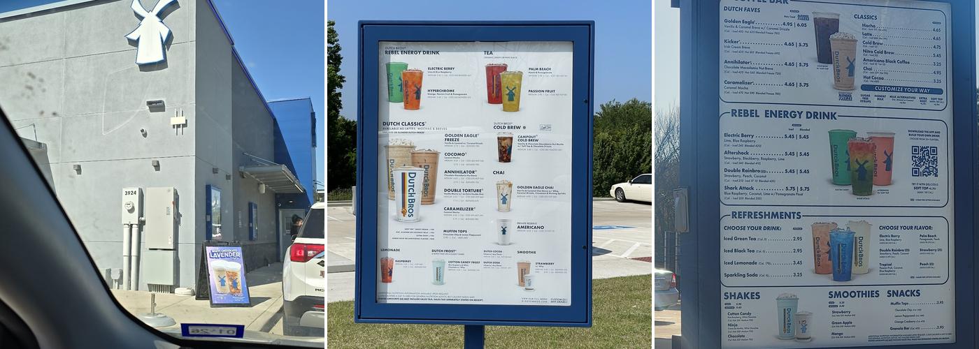 Dutch Bros Coffee Menu