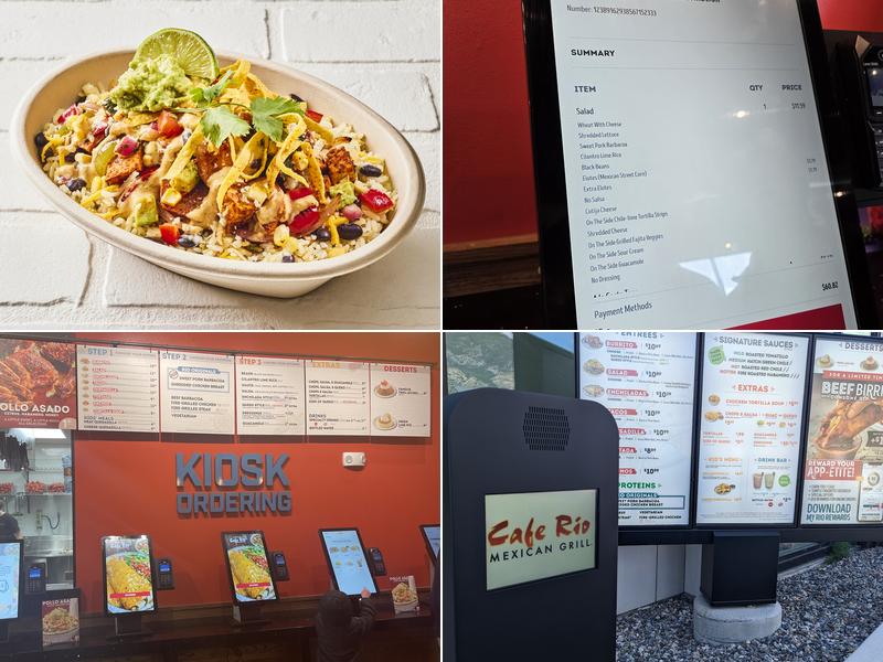 Cafe Rio Fresh Modern Mexican Menu