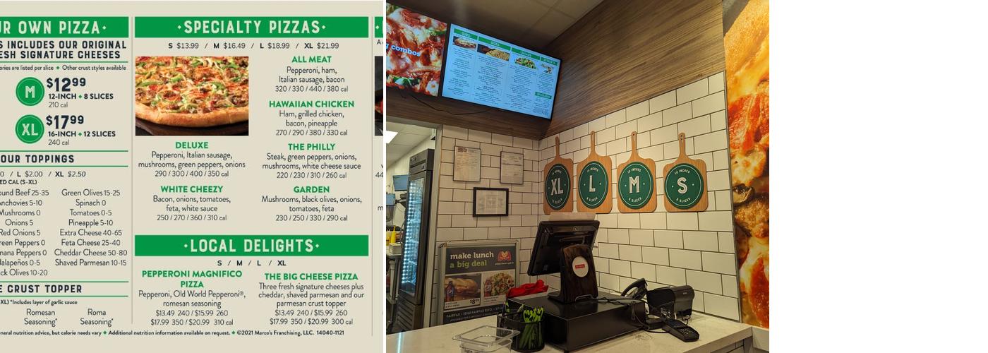 Marco's Pizza Menu