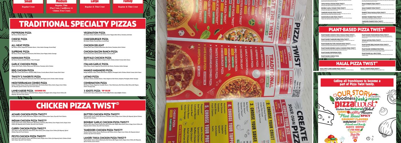 Pizza Twist - Winchester, VA Menu