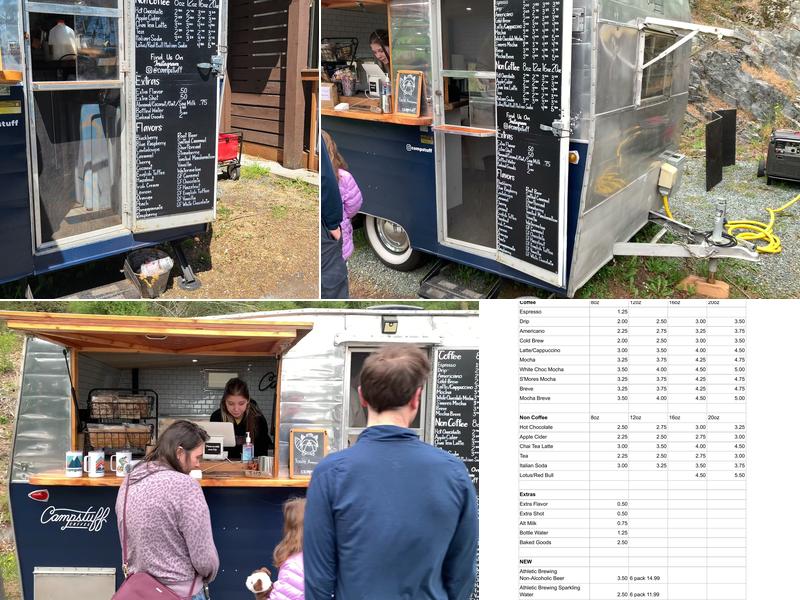 Campstuff Coffee Menu