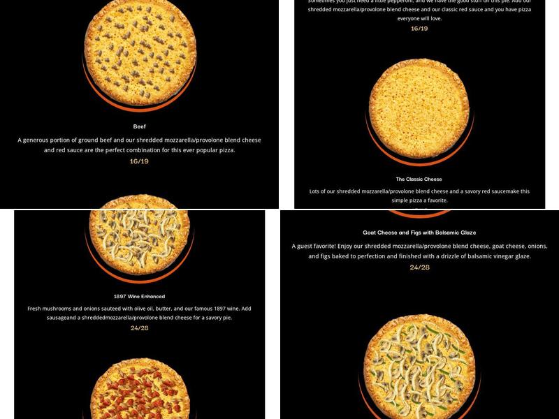 Forestville Winery & Event Center Menu
