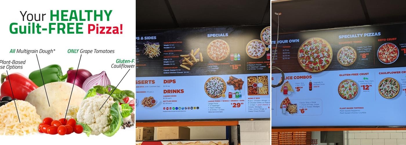 Pizza Pizza Menu
