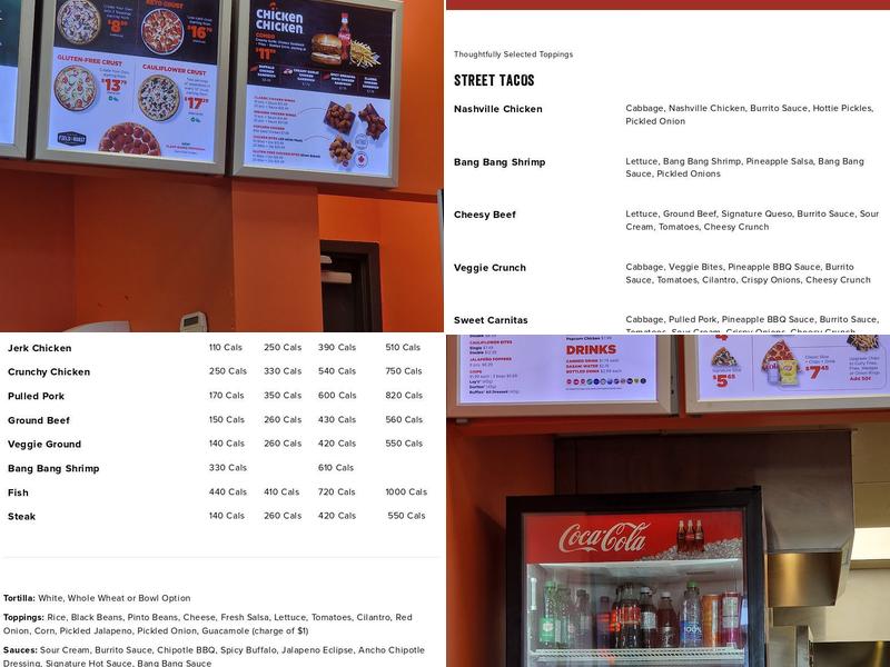 barBURRITO Menu