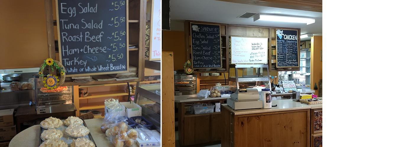 Mary's Bake Shoppe Menu