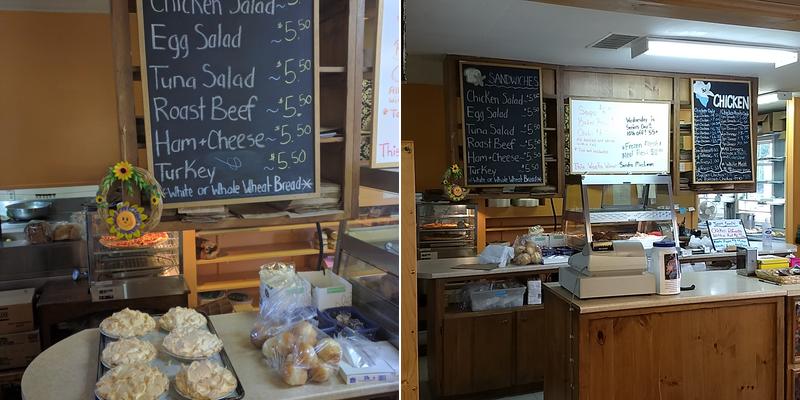 Mary's Bake Shoppe Menu