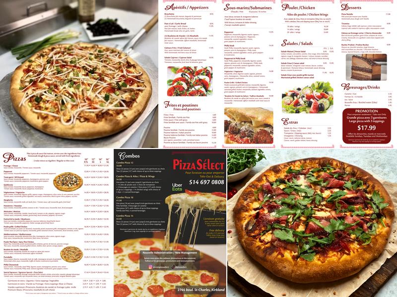 Pizza Select Menu