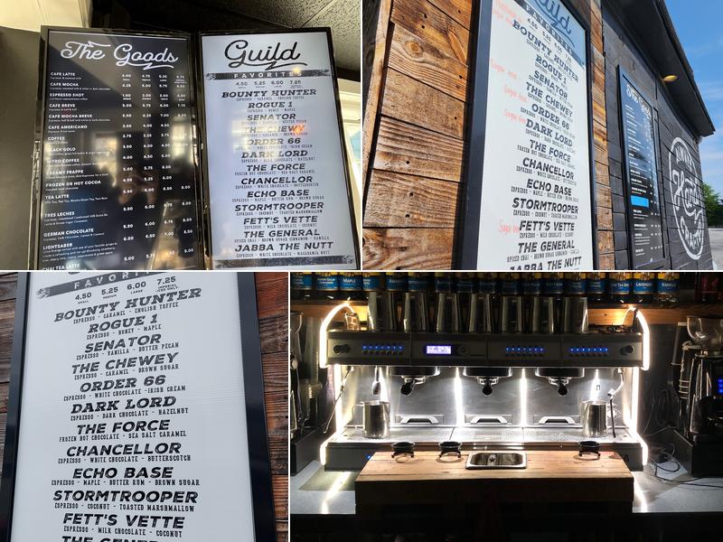 Dark Side Coffee Company Menu