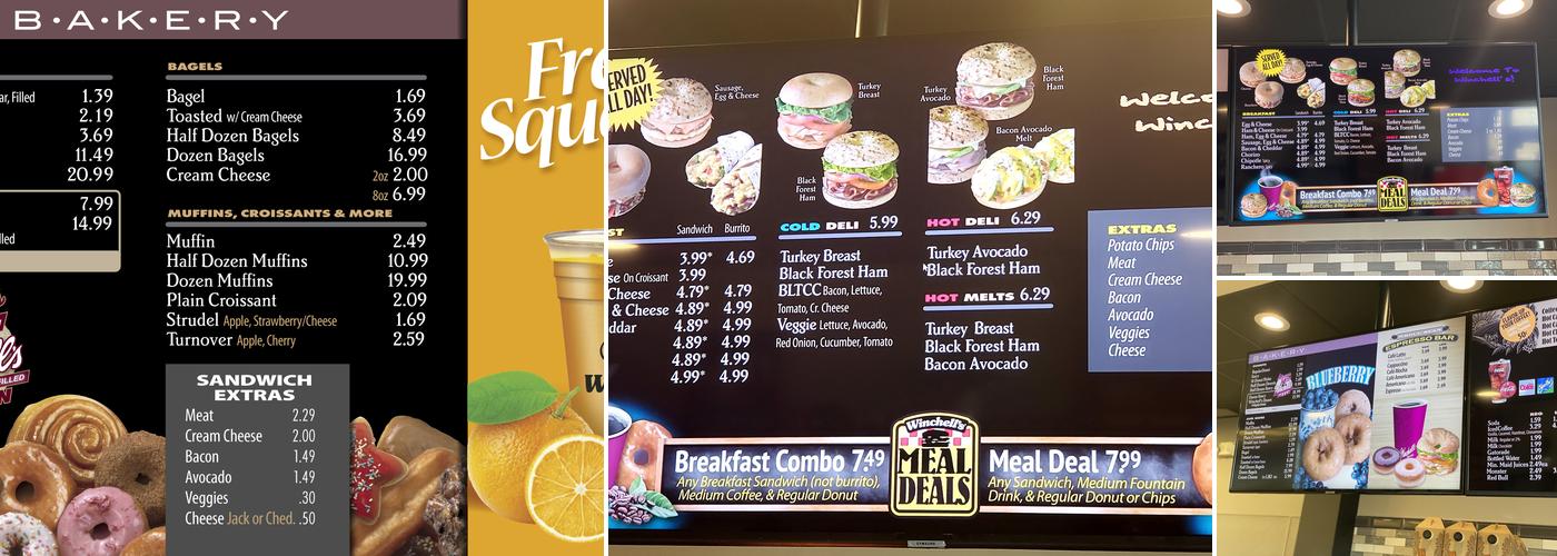 Winchell's Menu