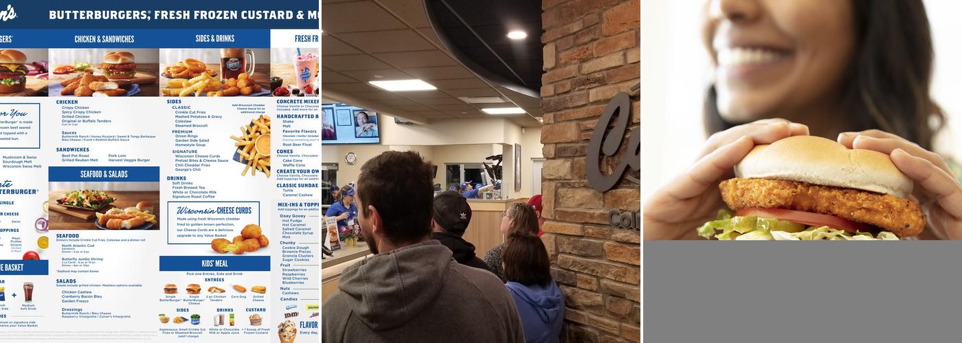 Culver’s Menu