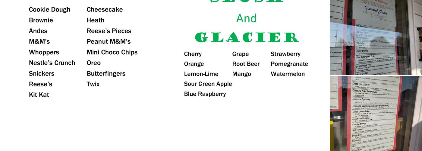 Trailside Treats Menu