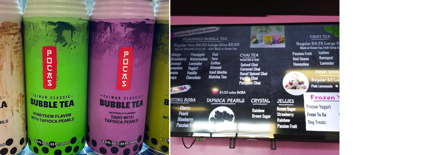 Snickerdoodlz Frozen Yogurt Menu