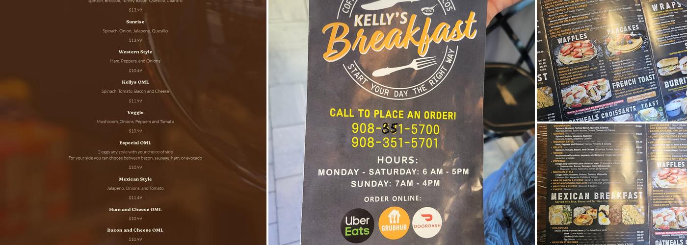 Kelly's Breakfast Menu