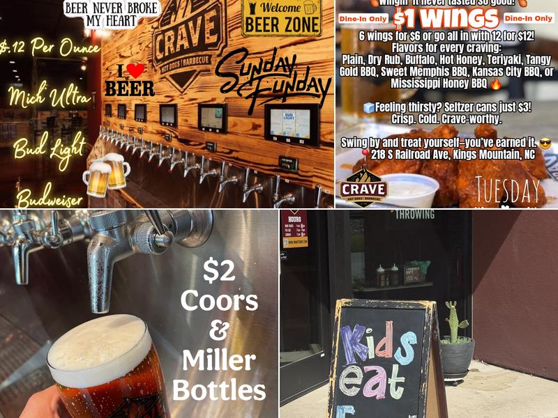 Crave 222 S Railroad Ave, Kings Mountain