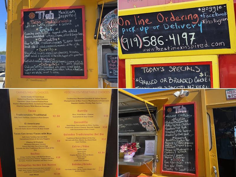 Pozati Mexican Inspired Menu