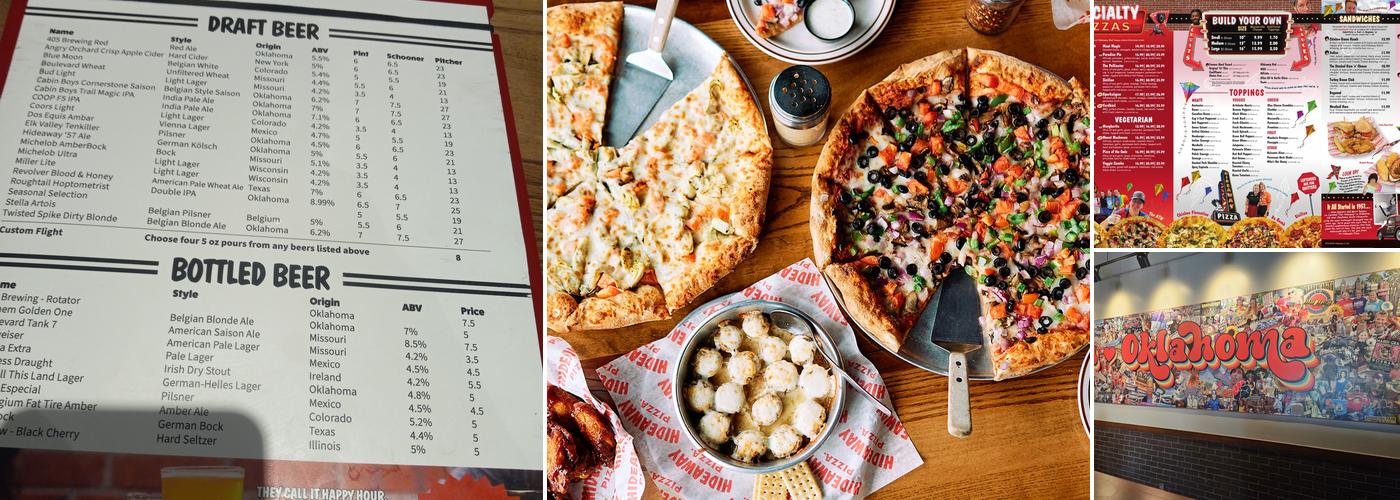Hideaway Pizza Menu