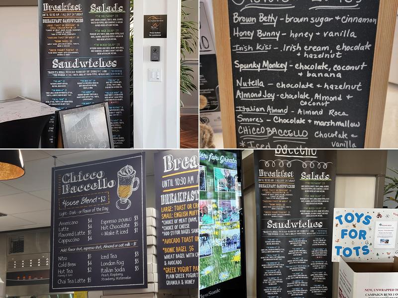 Chicco Baccello Menu