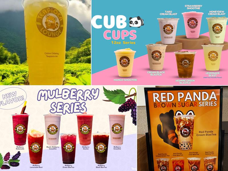 Teapioca Lounge Menu