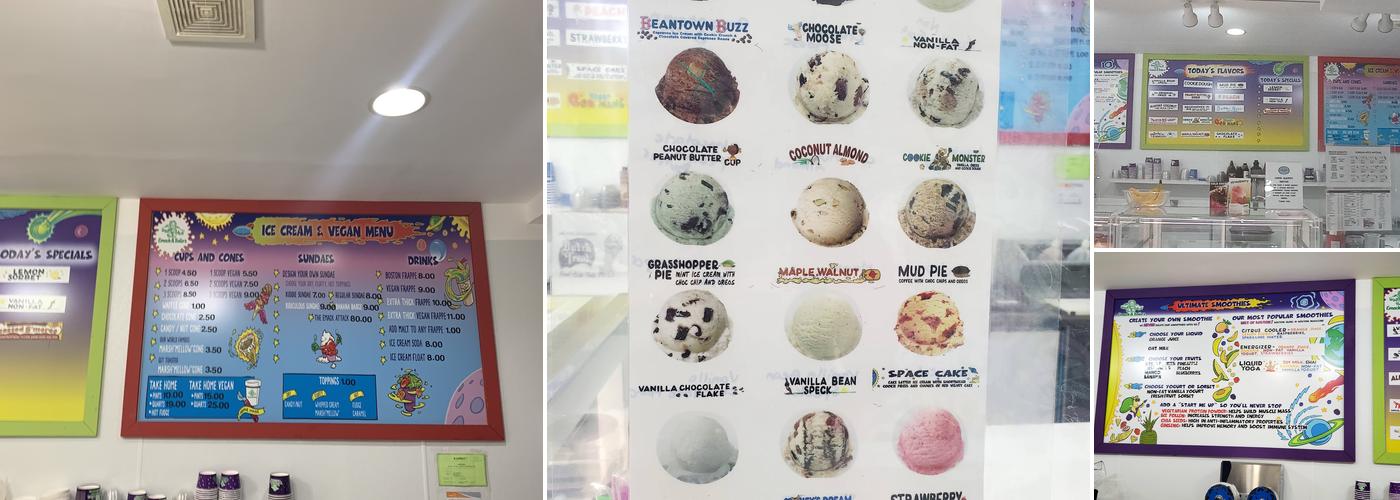 Emack & Bolio’s Menu