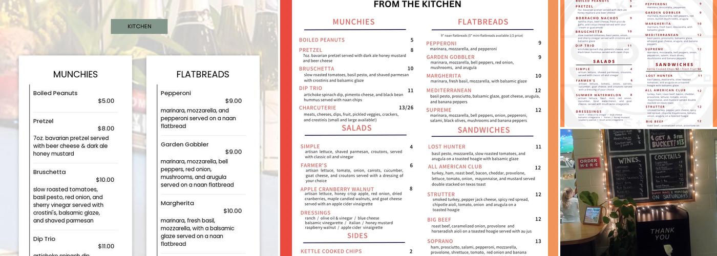 Sip Co. Wine & Beer Menu